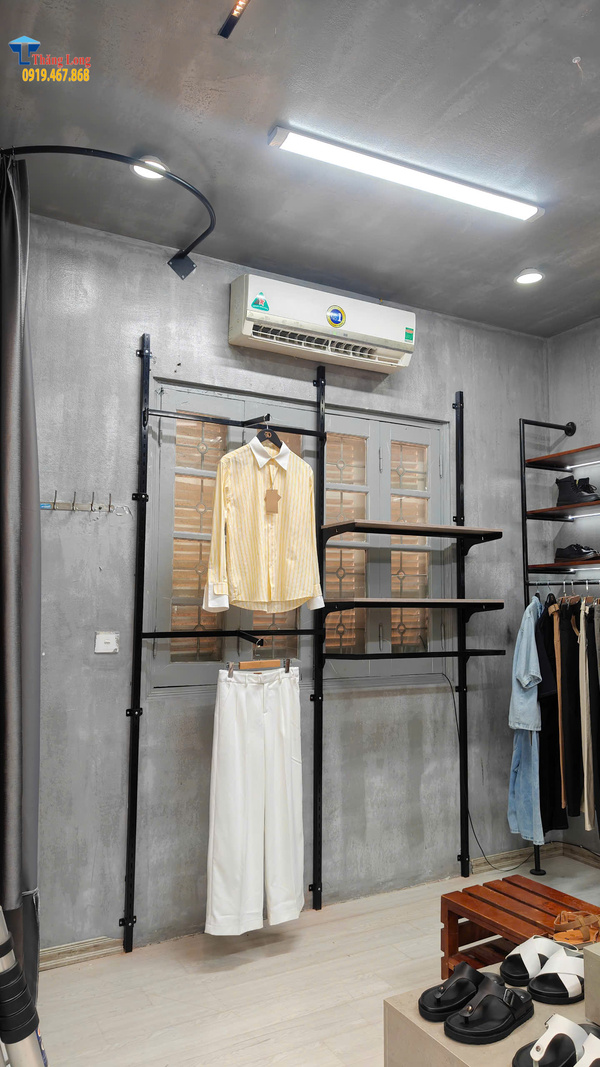 dự &aacute;n lắp đặt kệ treo quần &aacute;o